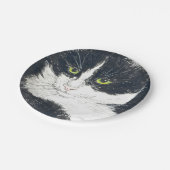 タキシード猫 ペーパープレート (アングル)