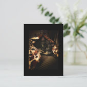 タキシード猫 ポストカード (スタンド正面)