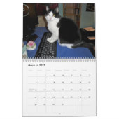 タキシード猫"モーリー" カレンダー (3月 2027)