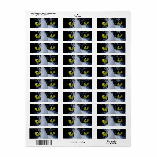 タキシード猫 ラベル (フルシート)