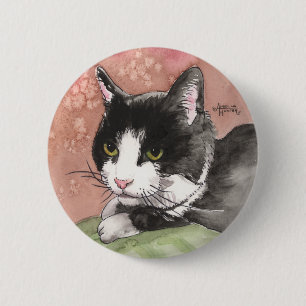 タキシード猫 缶バッジ