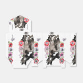 タキシード猫 黒 白 猫 誕生日 フェイバーボックス (折り畳みなし)