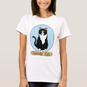 タキシード猫 Tシャツ (正面)