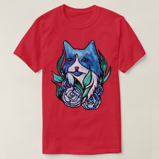 タキシード猫 Tシャツ (デザイン正面)