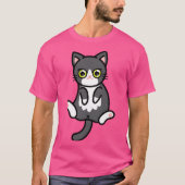 タキシード猫 Tシャツ (正面)