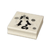 タキシード白黒クリスマスキャット ラバースタンプ (スタンプ)