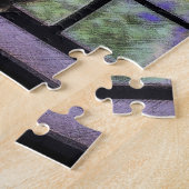 タキシード絵画猫—かわいいオリジナル猫アート ジグソーパズル (側面)