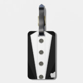 タキシード荷物タグ ラゲッジタグ (裏面縦)