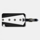 タキシード荷物タグ ラゲッジタグ (裏面横)