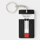 タキシード ウェディング ブライズマン 提案 アクリル キーチェーン (正面)