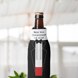 タキシード ウェディング ブライダルパーティ ボトルクーラー 伴侶