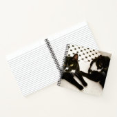 タキシード・キャッツスパイラルノート ノートブック (内部)