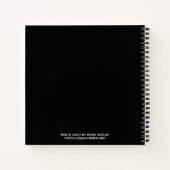 タキシード・キャッツスパイラルノート ノートブック (裏面)