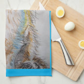 タキシード・キャットラブユー女性ズ名アートティータオル キッチンタオル (四つ折り)