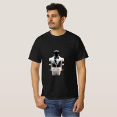 タキシードTシャツのロボット Tシャツ (正面フル)