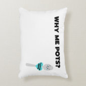 タキスプーンなぜ私のポット?プリントはっきりした枕 アクセントクッション (正面(垂直))