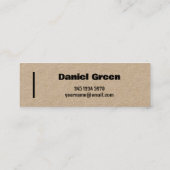 タキダーミークラフト スキニー名刺 (裏面)