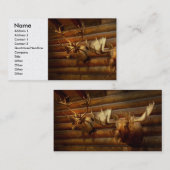 タキダーミーザ狩りロッジ 名刺 (正面/裏面)