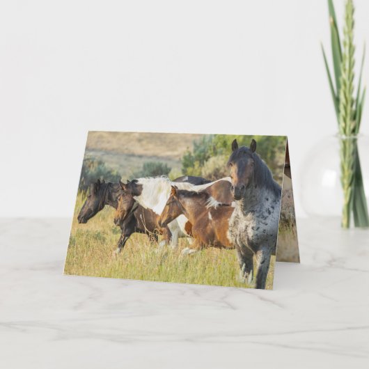 タキニとその家族のグリーティングカード サンキューカード (正面)