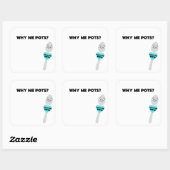 タキミースプーンはっきりしたプリントシール スクエアシール (シート)