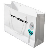 タキメスプーンはっきりしたプリント抱き枕 ラージペーパーバッグ (正面アングル)