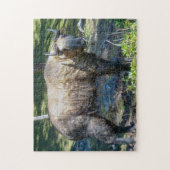 タキン、ブータンの国獣 - ヒマラヤ、アジア ジグソーパズル (縦)