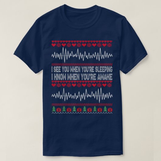 タキーナース醜いクリスマスセータードクターメディカル Tシャツ (デザイン正面)