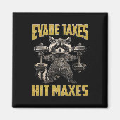 タクおもしろいン重量挙げジム脱税Mヒット マグネット (正面)