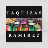 タクイサスラミレス スクエア名刺 (正面)