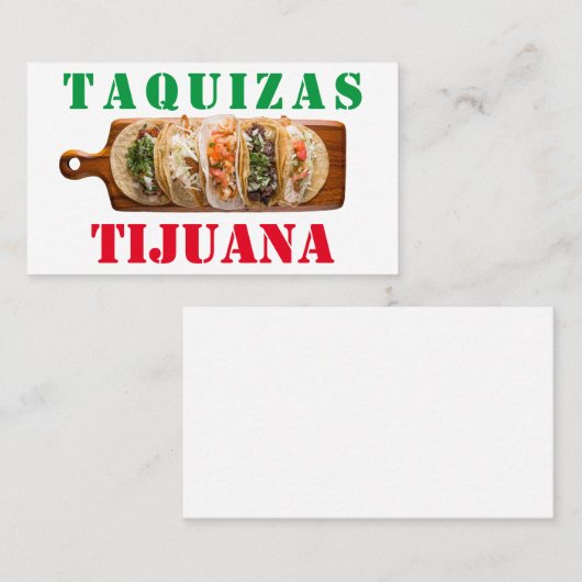 タクイサティフアナ 名刺 (正面/裏面)