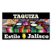 タクイザエステリヨカリスコ マグネット名刺 (正面)