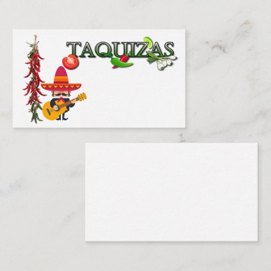 タクイズ名刺 名刺 (正面/裏面)