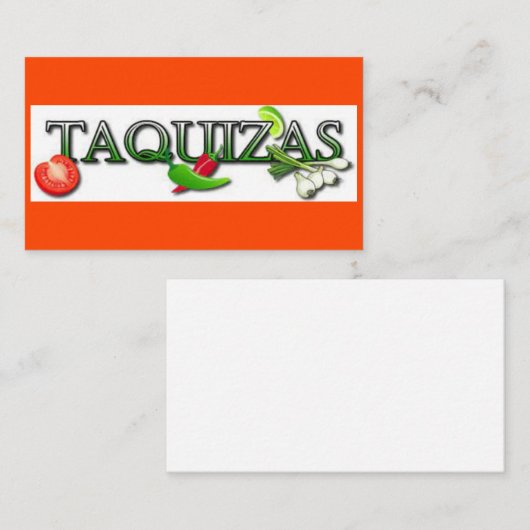 タクイズ名刺 名刺 (正面/裏面)