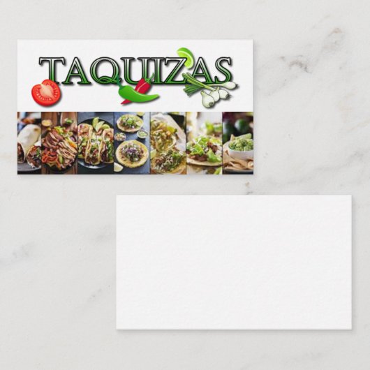 タクイズ名刺 名刺 (正面/裏面)