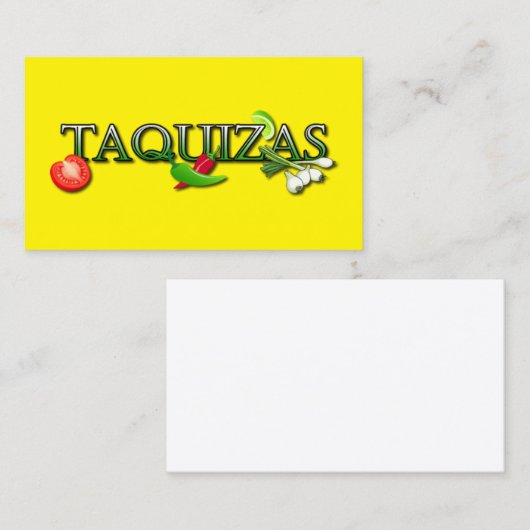 タクイズ 名刺 (正面/裏面)