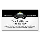 タククールシー空港交通 マグネット名刺 (正面)