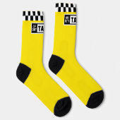 タクシオフデューティイエローノベルティ ソックス (右)