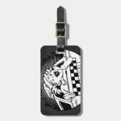 タクシガール ラゲッジタグ (正面縦)
