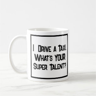 タクシーすごい運転手の才能。コーヒーマグ コーヒーマグカップ