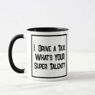 タクシーすごい運転手の才能。2トーンコーヒーマグ マグカップ