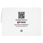 タクシーで行こうか？カード (裏面横)