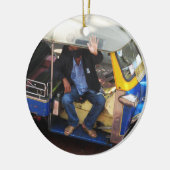 タクシーで行こうか? セラミックオーナメント (左)