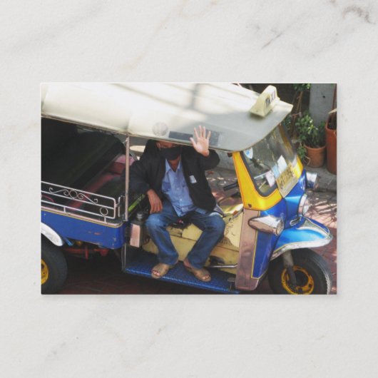 タクシーで行こうか？ 名刺 (裏面)