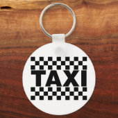 タクシーで～タクシーでタクシーに乗る～レンタカー キーホルダー (正面)