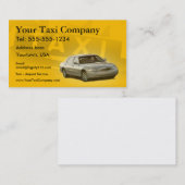 タクシーのカスタマイズ可能な名刺 名刺 (正面/裏面)