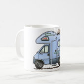 タクシーのキャンピングカーのマグに コーヒーマグカップ (正面左)