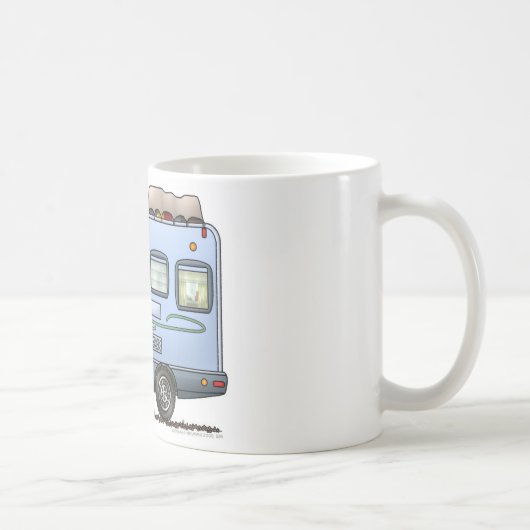 タクシーのキャンピングカーのマグに コーヒーマグカップ (右)