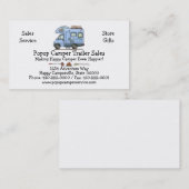 タクシーのキャンピングカーRVに 名刺 (正面/裏面)