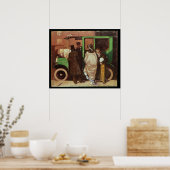 タクシーのタクシー、c.1908-10 ポスター (キッチン)