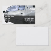 タクシーのリムジンの名刺 名刺 (正面/裏面)